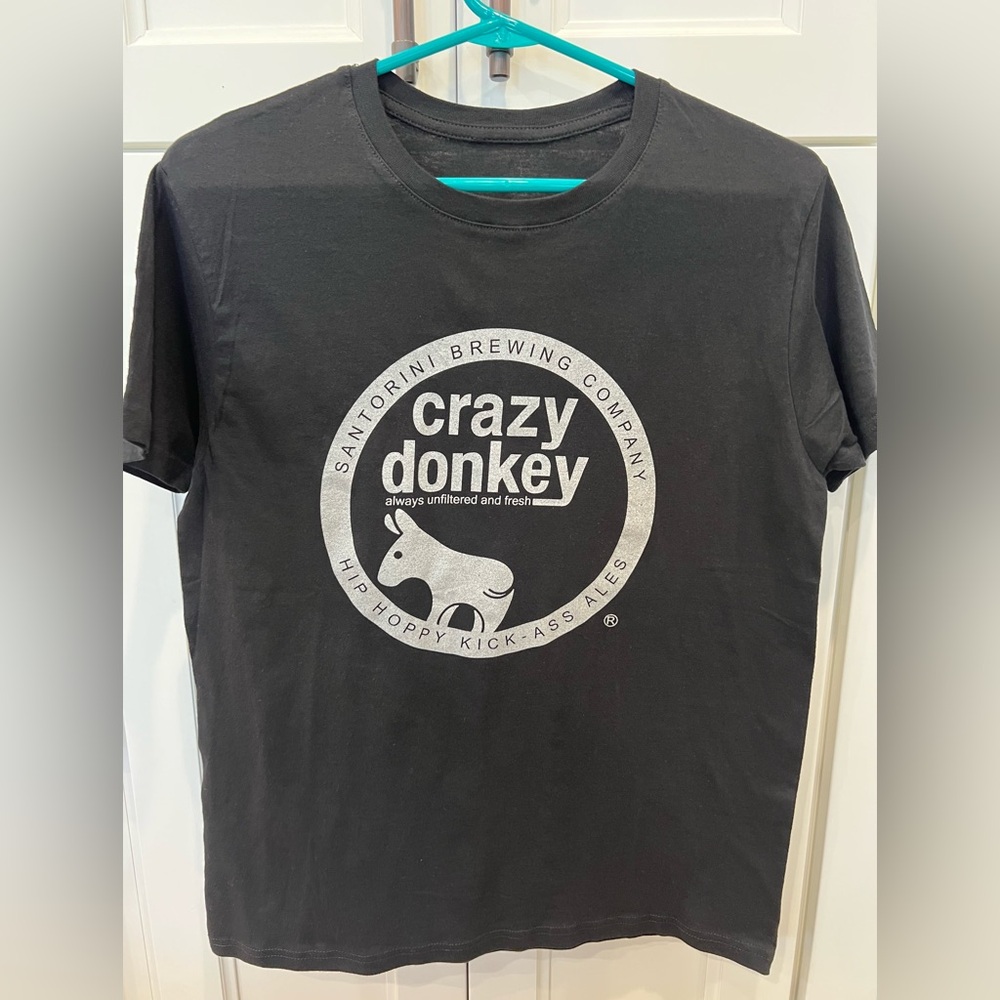 Santorini Brewing Company Crazy Donkey Beer Shirt from Greece